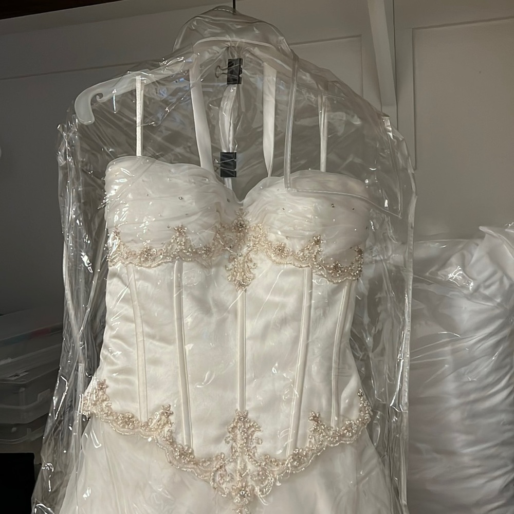 NEW Formal Dress Size 10 Ivory Color - Picture 3 of 15